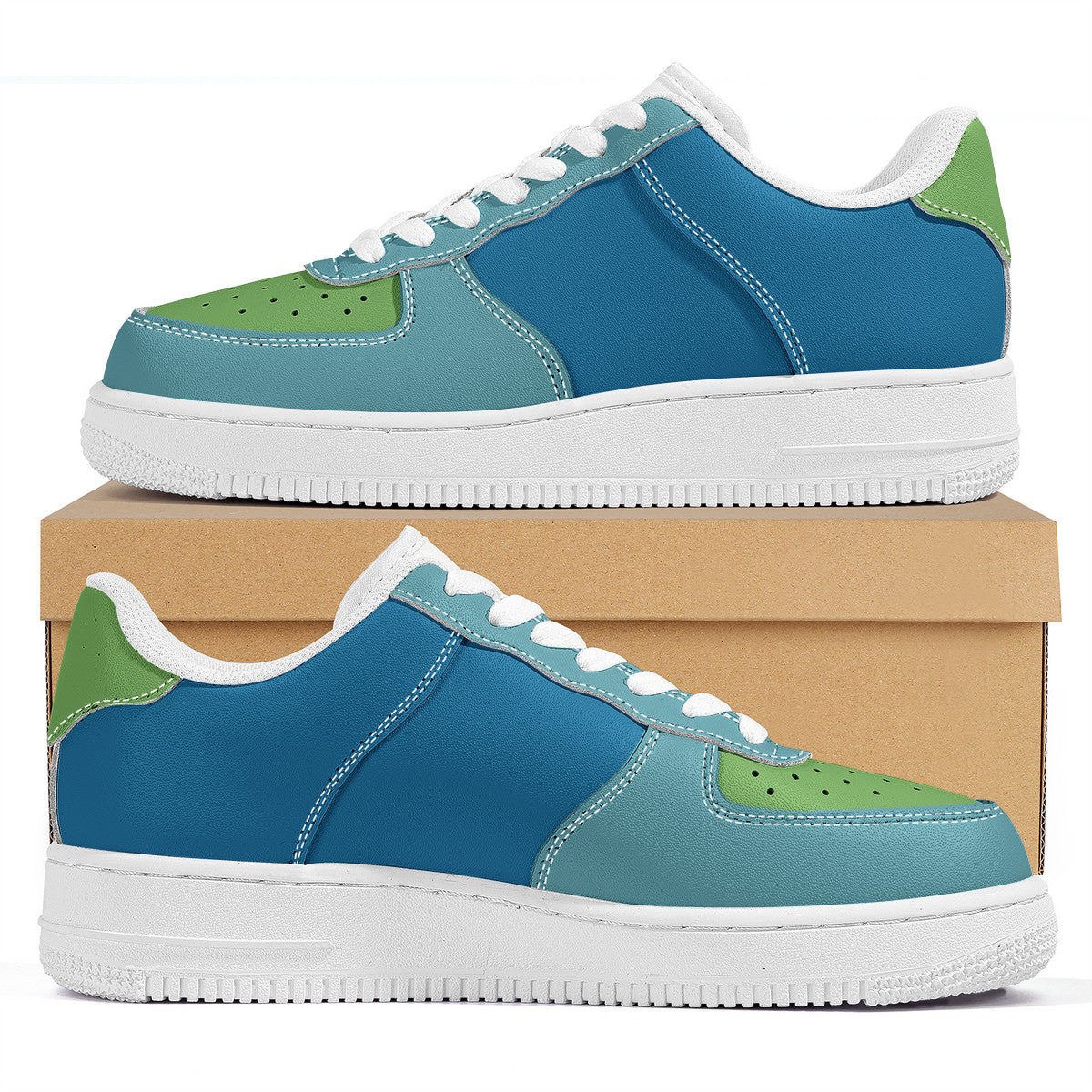 Blue Low Top Unisex Sneaker – Timeless Style by Footworks Shoes