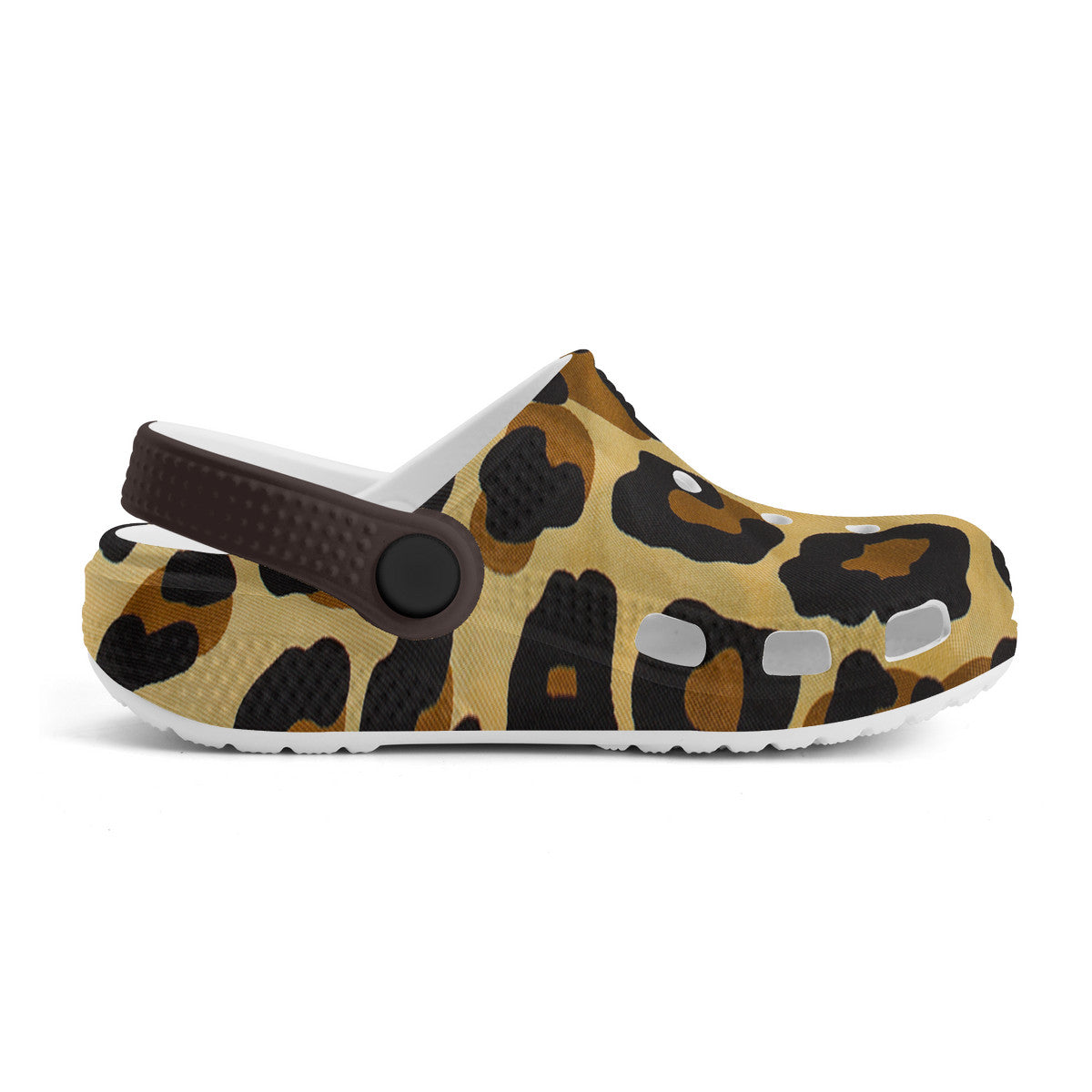 Kid's Leopard Pattern Casual Clogs