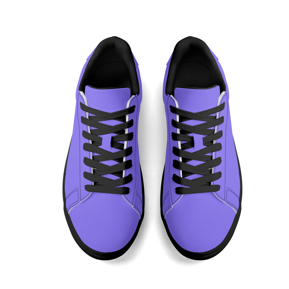 Purple Unisex Premium Synthetic Leather Sneakers