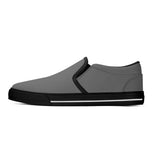 Puter Gray Unisex Slip-on Shoes