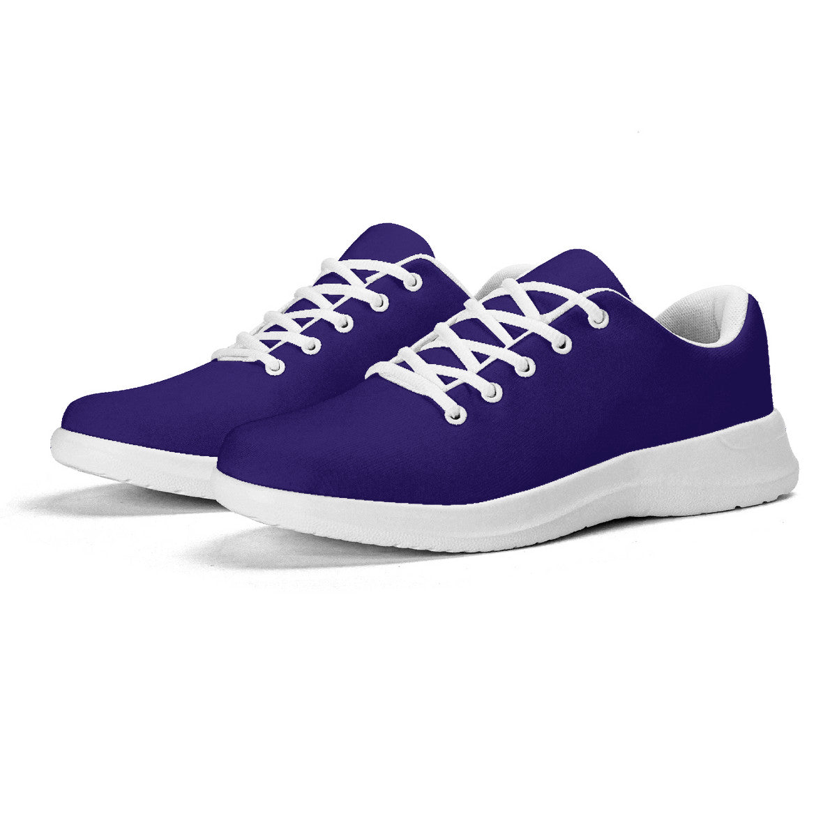 Ravens Purple Unisex Flat Tennis Sneakers Athletic Running Shoes