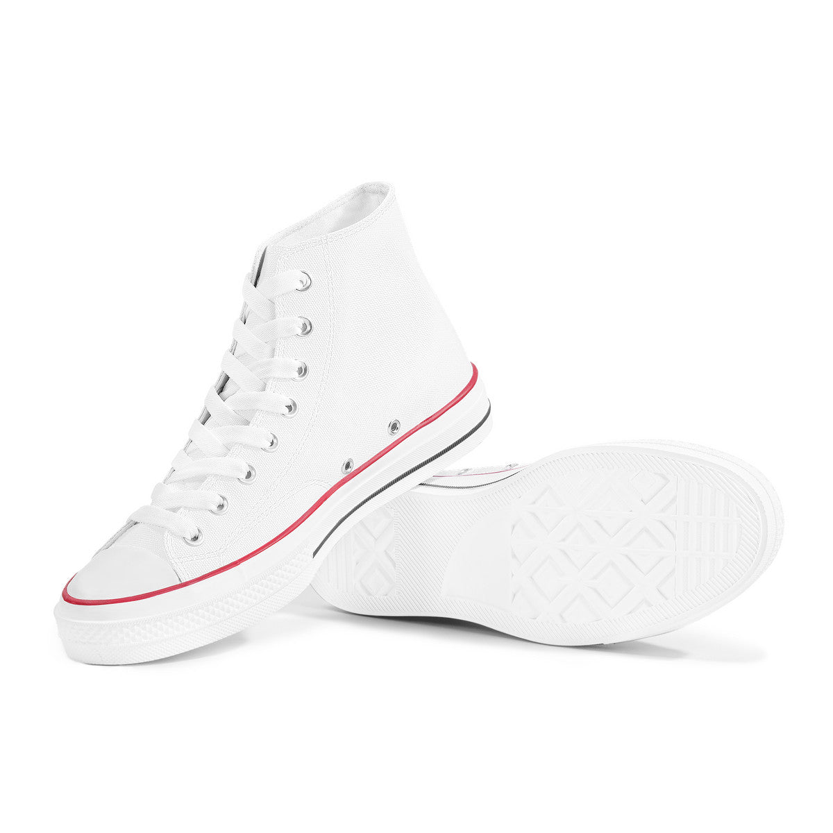 White High Top Canvas Shoes