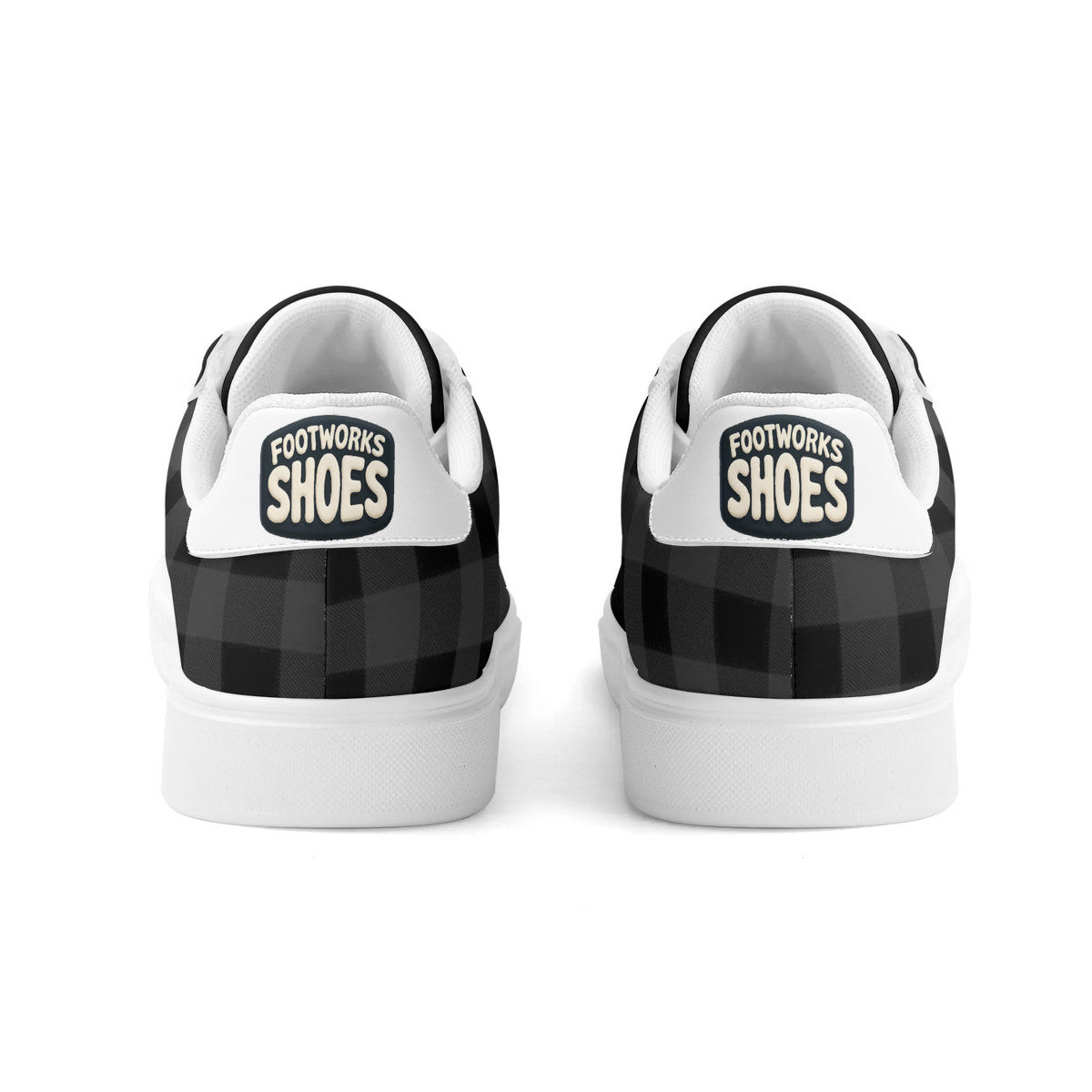 Black Unisex Premium Synthetic Leather Sneakers