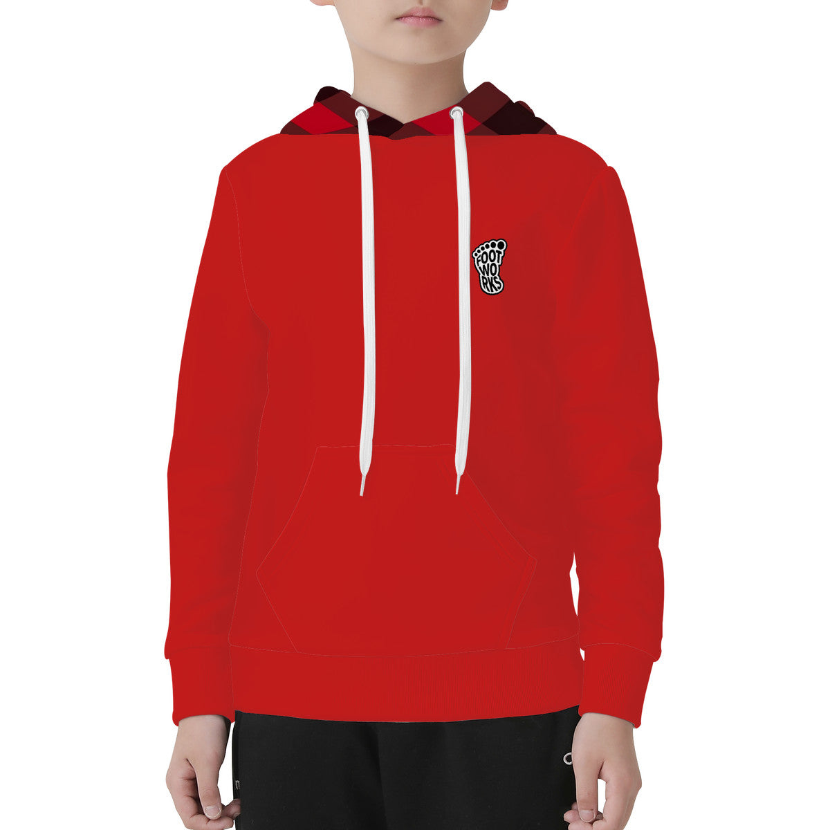 Kids Red and Black Hoodie