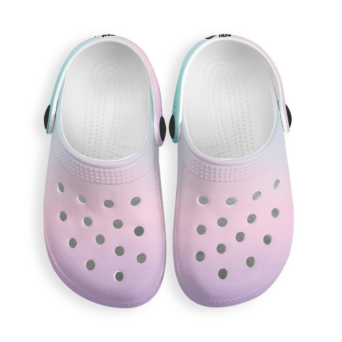 Kid's Mermaid Gradient Casual Clogs