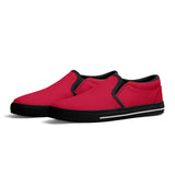 Trendy Red Unisex Slip-on Shoes