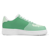 Hues of Green Unisex Microfiber Sneakers