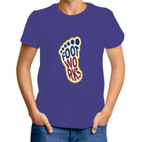 Purple Print  swag T-Shirt