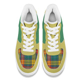 Unisex Plaid Microfiber Sneakers