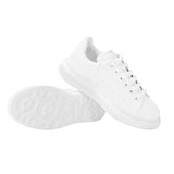White Heighten Low Top Shoes