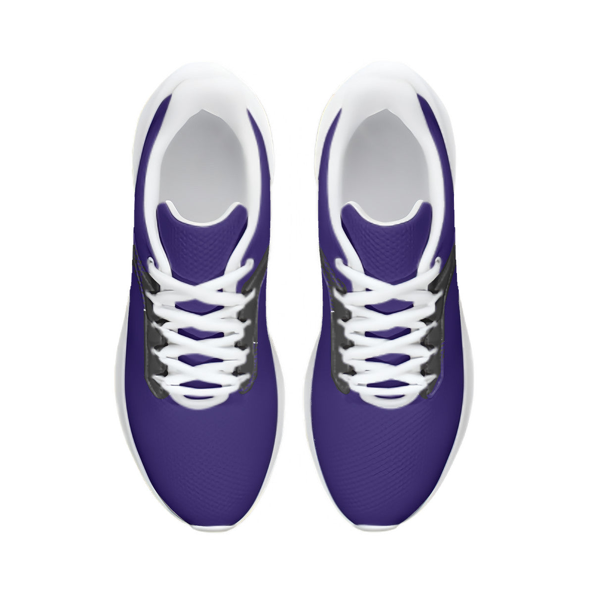 Purple Unisex Lace Up Running Shoes