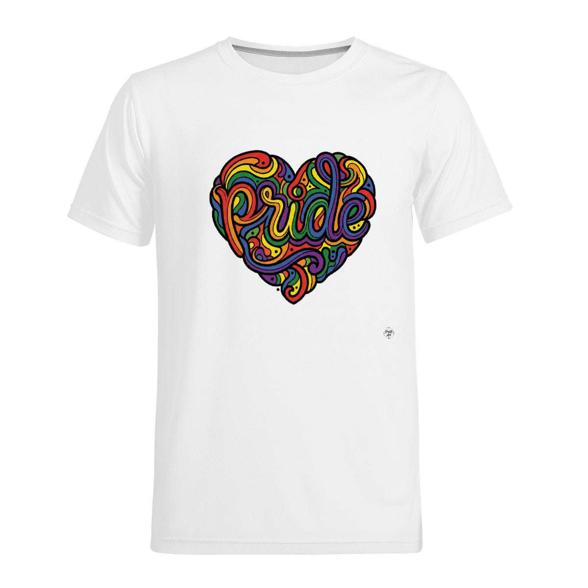 Men's LGTBQ Pride Heart T-Shirt