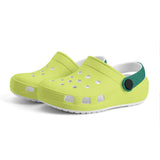 Kid's  Neon Green Casual Clogs