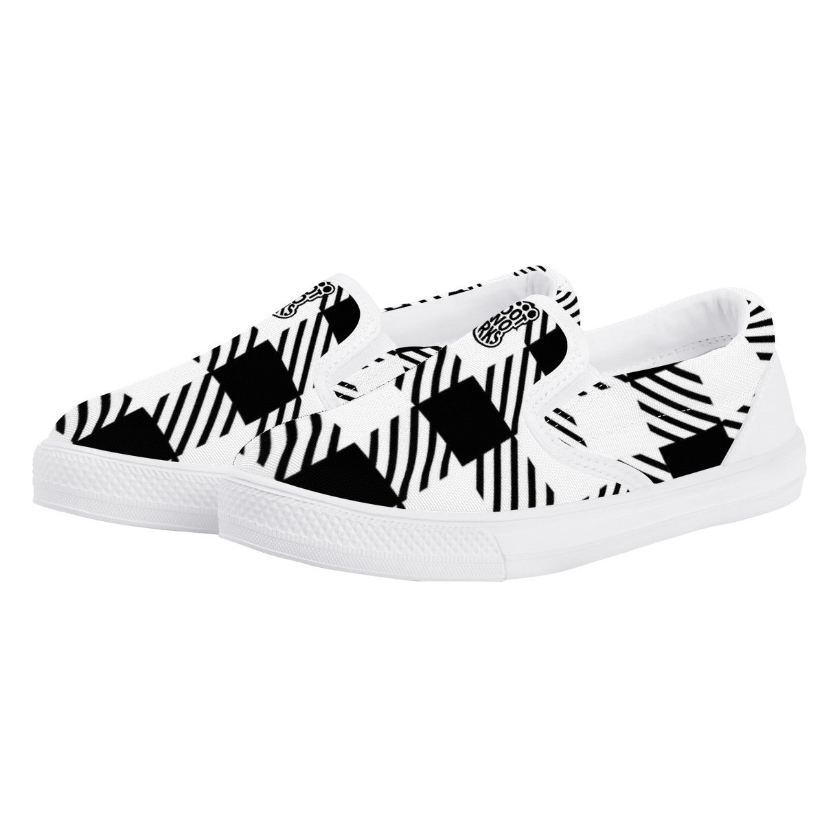 Kids Slip-on shoes - B&W Pattern
