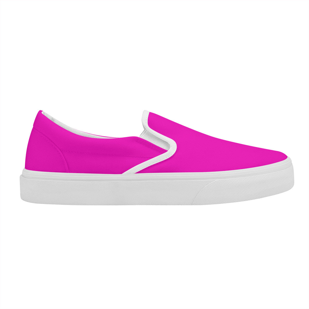 Hot Pink Skate Slip On Shoes