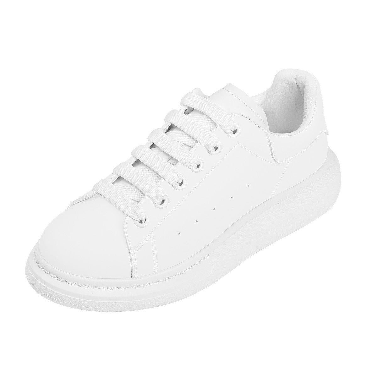 White Heighten Low Top Shoes