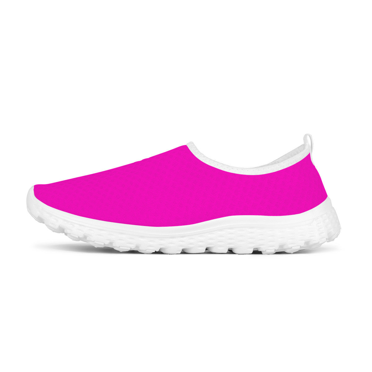Hot Pink Women's Mesh Running Shoes