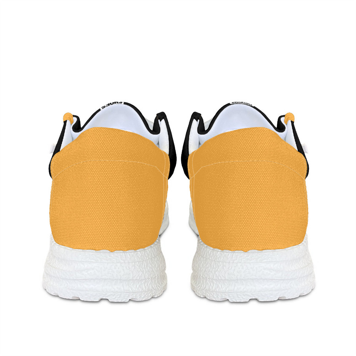 Black and Yellow Unisex Canvas Loafers