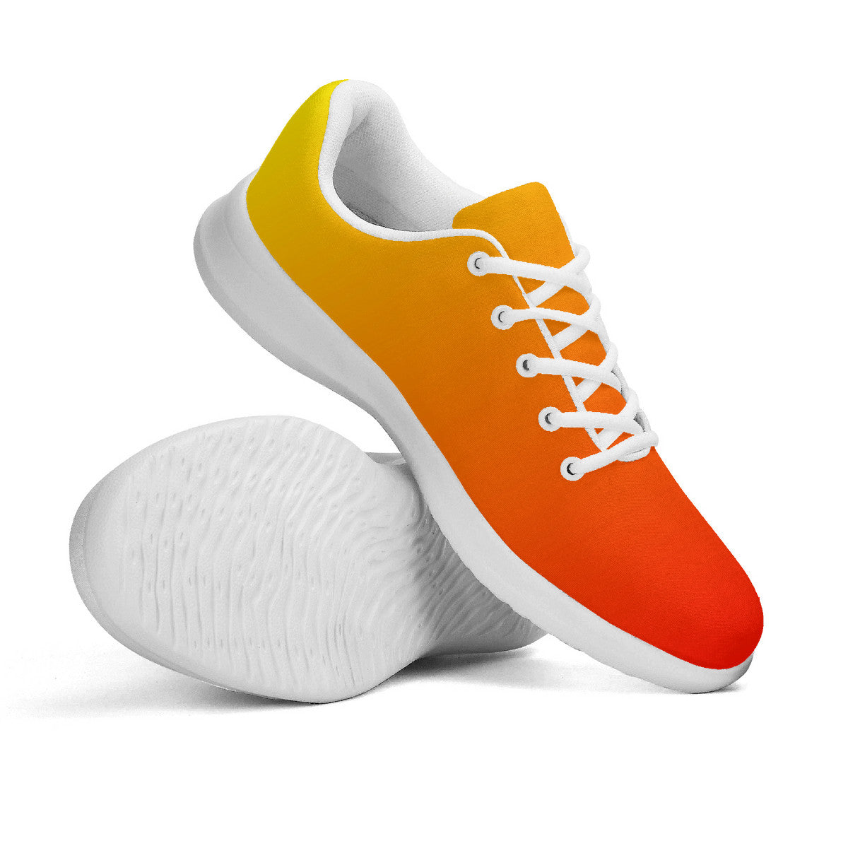 Unisex Orange Gradiant Athletic Running Shoes
