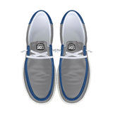 The Statement Gray Canvas Loafers