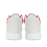 Unisex Red Canvas Loafers