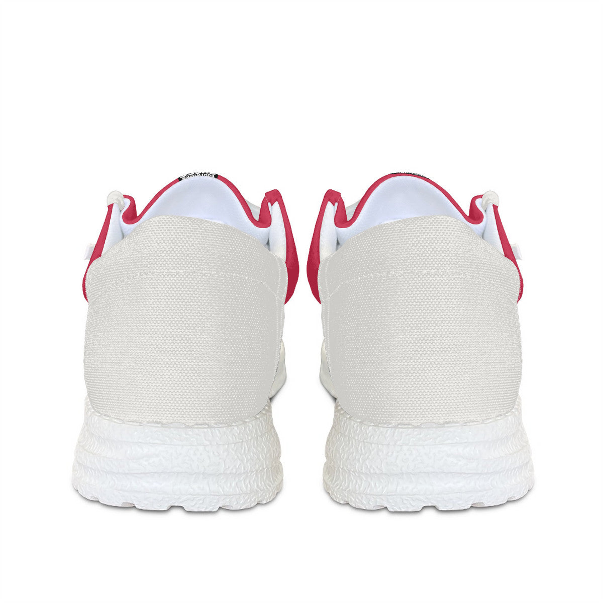 Unisex Red Canvas Loafers