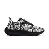 Fingerprint Unisex Lace Up Running Shoes