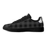 Black Unisex Premium Synthetic Leather Sneakers