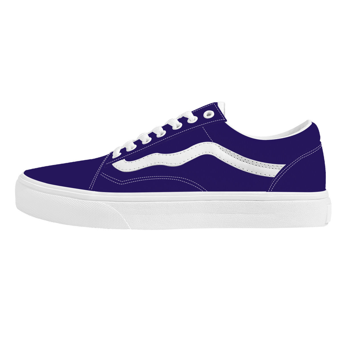Ravens Purple Low Top Flat Sneaker