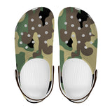 Kids Camo Pattern Clogs