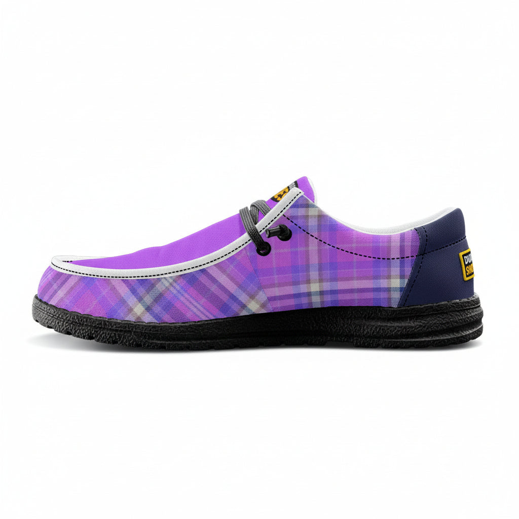 Purple Unisex Canvas Loafers