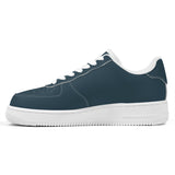 Smoky Blue Night Unisex Microfiber Sneakers