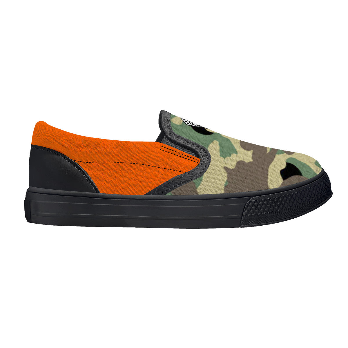 Camo Pattern Kids Slip-on shoes