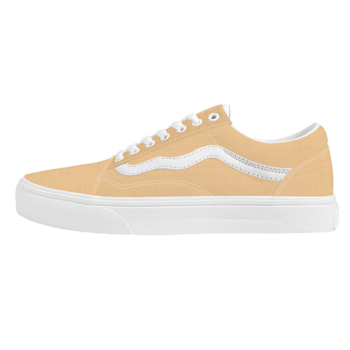 Tan Low Top Flat Sneaker