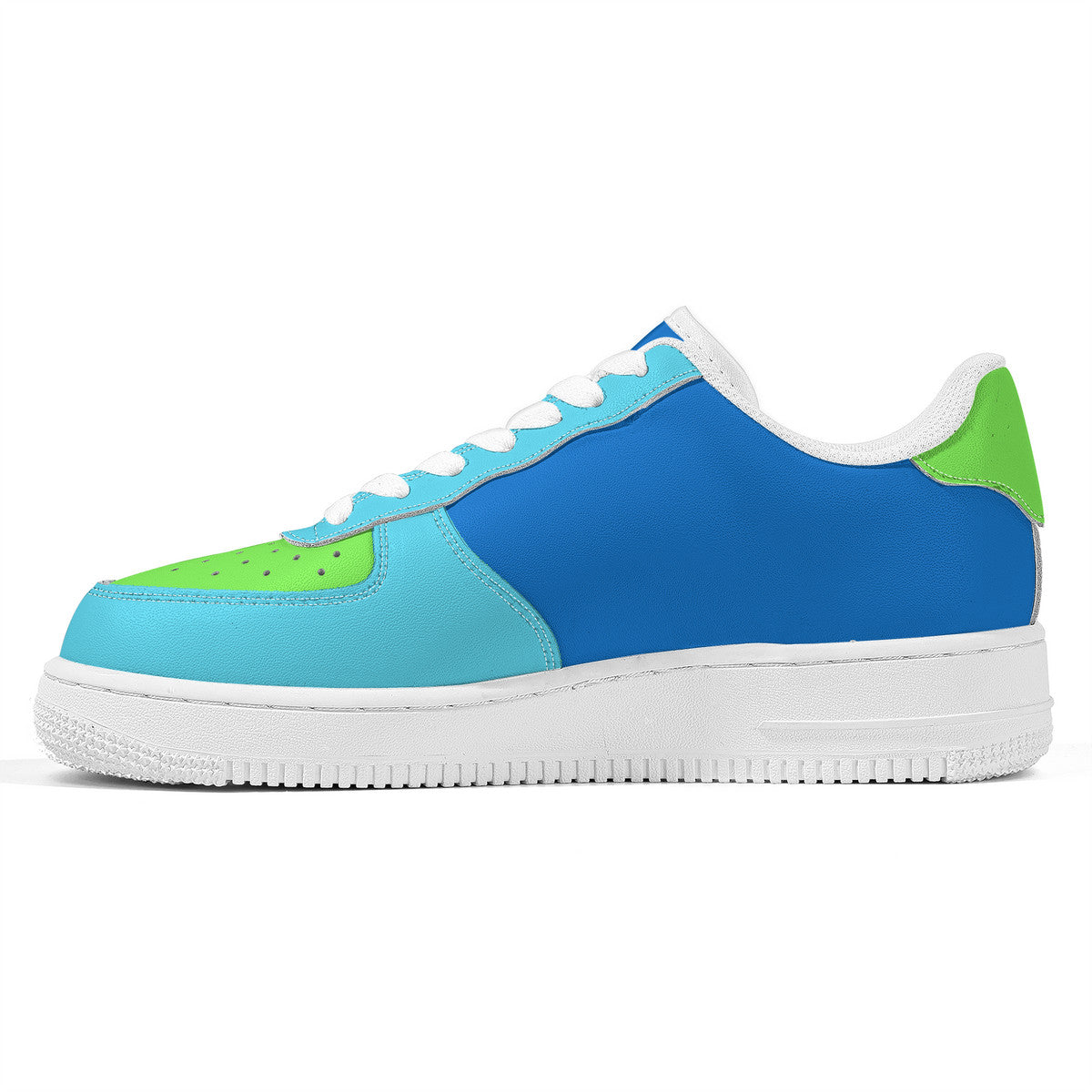 Blue Unisex Microfiber Sneaker