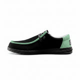 Black Unisex Canvas Loafers