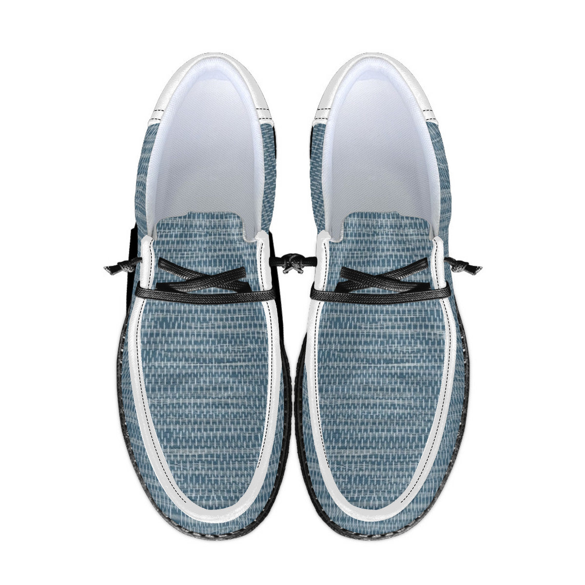 Blue Trendy Canvas Loafers