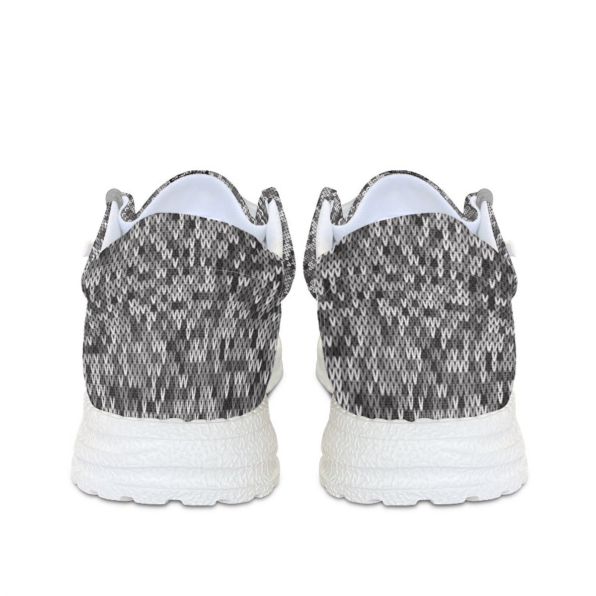 Unisex Gray Woolen Loafers