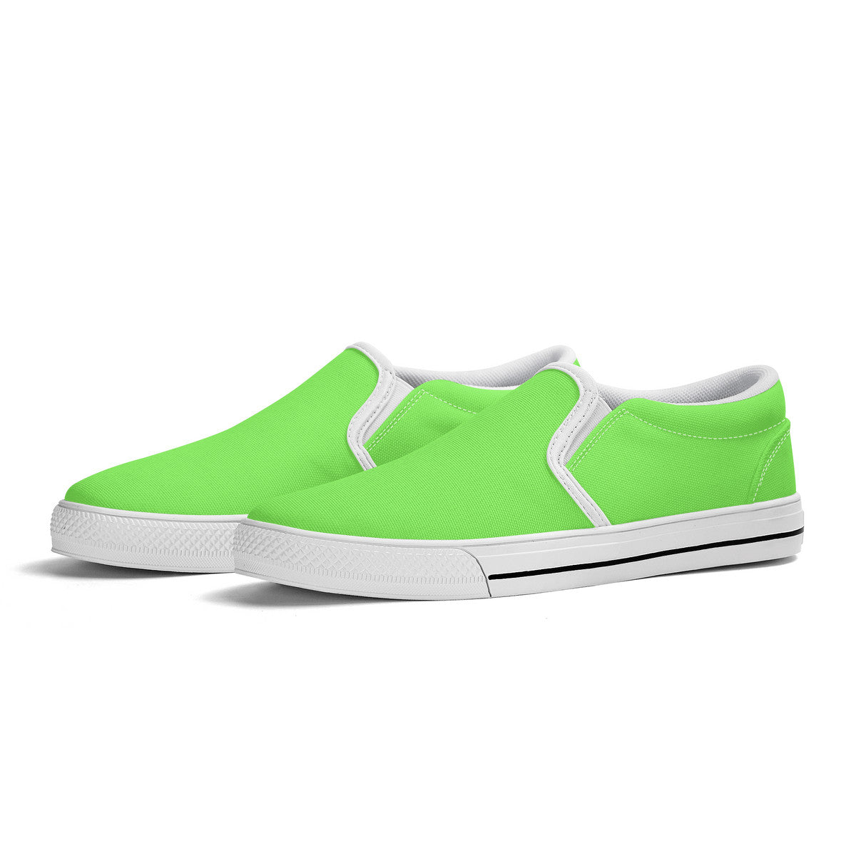 Neon Green Unisex Slip-on Shoes