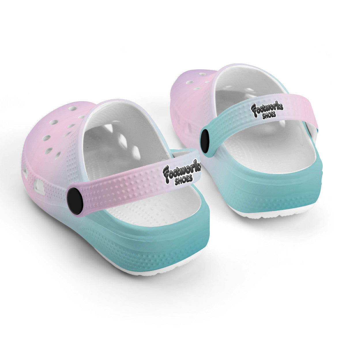 Kid's Mermaid Gradient Casual Clogs