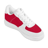 Red Low Top Unisex Sneaker