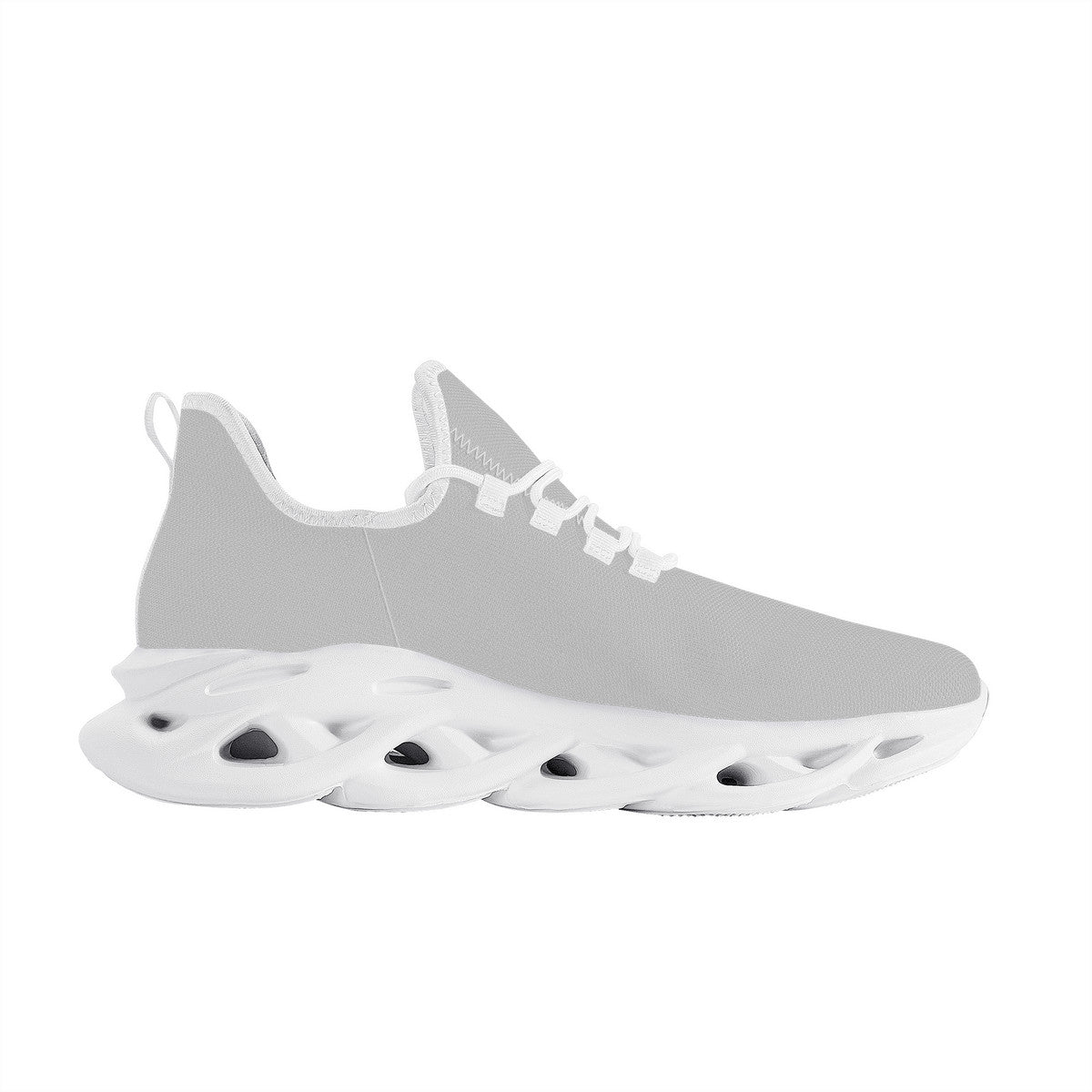 Gray Flex Control Sneaker - White