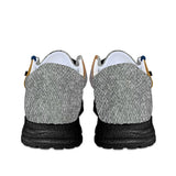 Unisex Tribal Striped Canvas Loafers