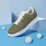 Olive Green Low Top Unisex Sneaker