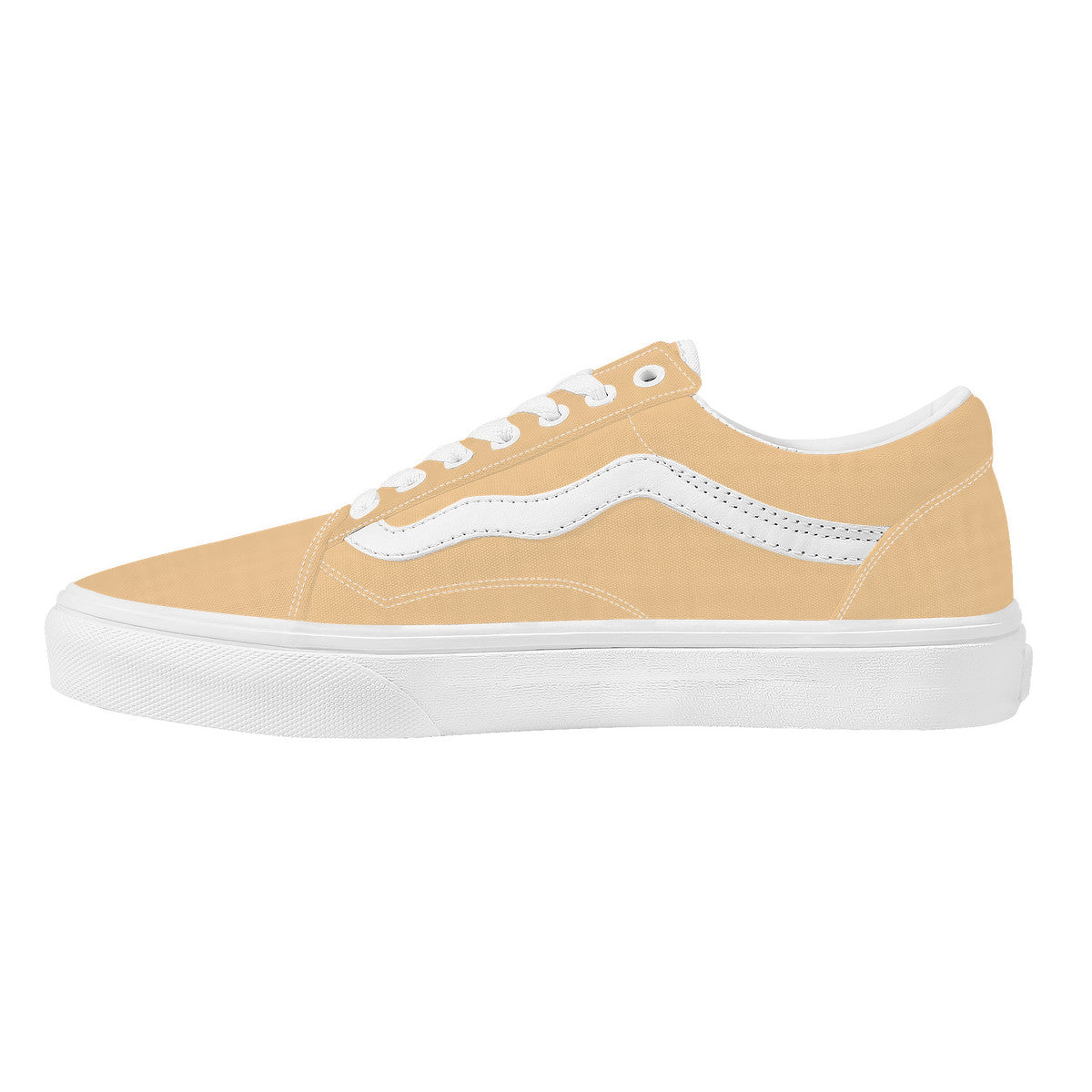 Tan Low Top Flat Sneaker
