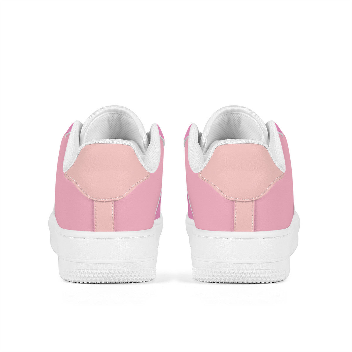 Pink Unisex Microfiber Sneakers
