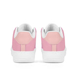 Pink Unisex Microfiber Sneakers