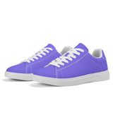 Purple Unisex Premium Synthetic Leather Sneakers