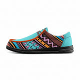 Unisex Tribal Pattern Canvas Loafers
