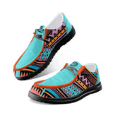 Unisex Tribal Pattern Canvas Loafers